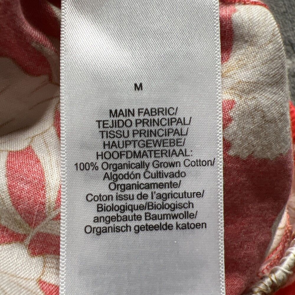 BedHead Pajama Shorts Women's Medium Red White Floral Print Sleep Lounge Organic - Picture 6 of 8